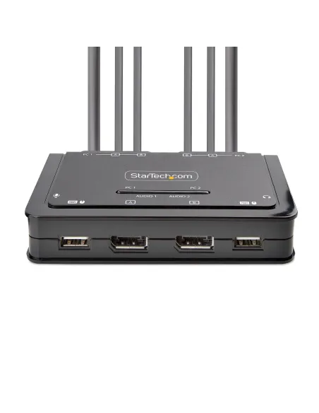StarTech.com C2-DD46-UA2-CBL-KVM interruptor KVM Negro