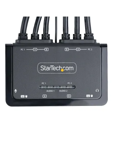 StarTech.com C2-DD46-UA2-CBL-KVM interruptor KVM Negro