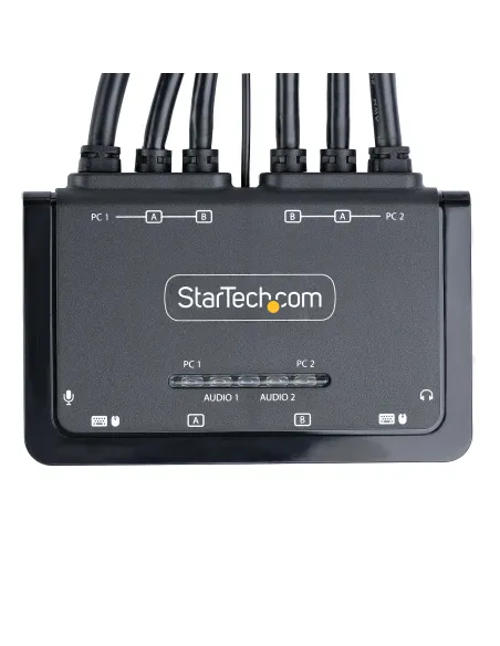 StarTech.com C2-DD46-UA2-CBL-KVM interruptor KVM Negro