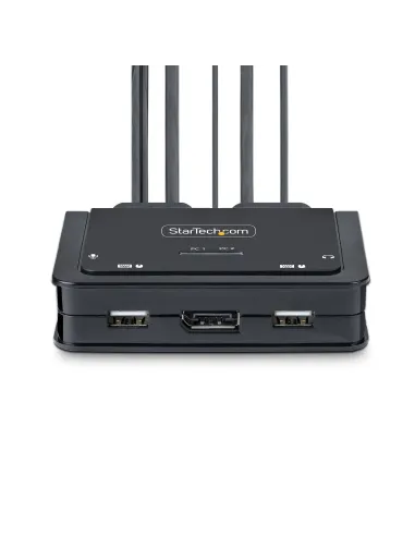 StarTech.com C2-D46-UAC-CBL-KVM interruptor KVM Negro