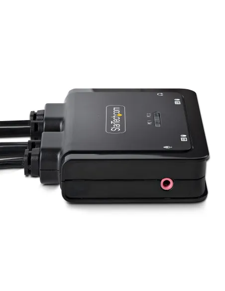 StarTech.com C2-D46-UAC-CBL-KVM interruptor KVM Negro