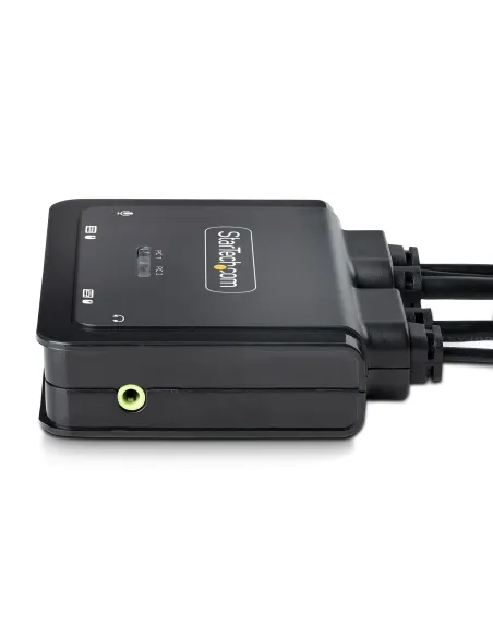 StarTech.com C2-D46-UAC-CBL-KVM interruptor KVM Negro