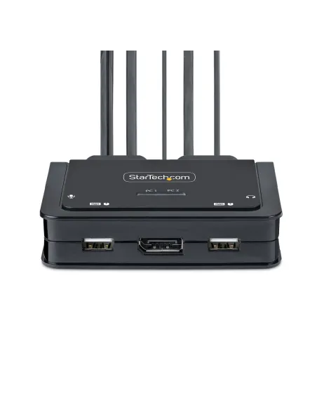 StarTech.com C2-D46-UC2-CBL-KVM interruptor KVM Negro