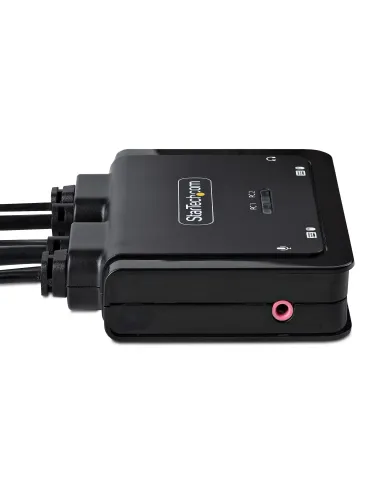 StarTech.com C2-D46-UC2-CBL-KVM interruptor KVM Negro