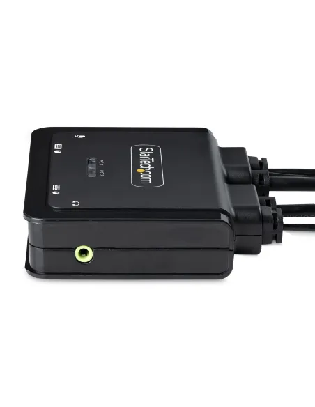 StarTech.com C2-D46-UC2-CBL-KVM interruptor KVM Negro