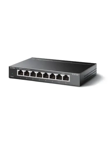 TP-Link TL-SG108S(UN) switch No administrado Gigabit Ethernet (10 100 1000) Escritorio Negro