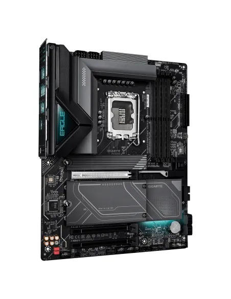 GIGABYTE Z890 EAGLE PLUS Placa Base – Compatible con procesadores Intel Core Ultra (Serie 2), VRM de 14+1+2 fases, hasta 9466