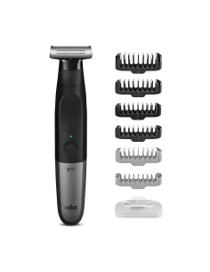 Braun Series X XT5200 Máquina de afeitar de láminas Recortadora Negro, Metálico