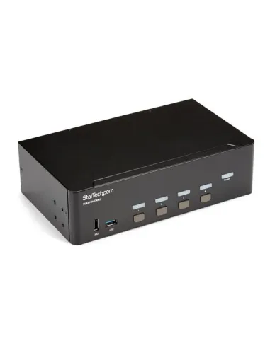 StarTech.com Switch Conmutador KVM de 4 Puertos HDMI - 4K de 30Hz - de Pantalla Doble