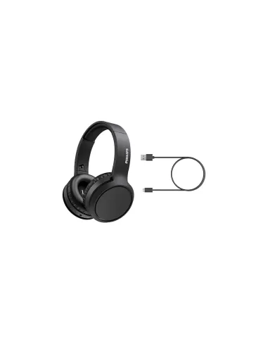 Philips TAH5205BK 00 auricular y casco Auriculares Inalámbrico y alámbrico Diadema Llamadas Música USB Tipo C Bluetooth Negro