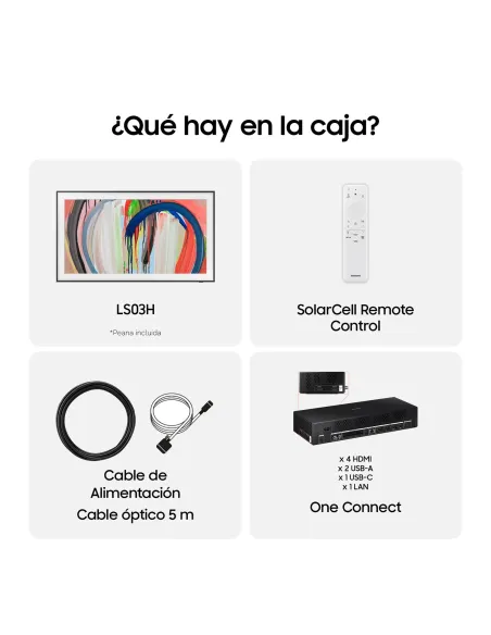 Samsung The Frame TV 55" LS03HE 4K SIN reflejos Vision AI Smart TV (2026)