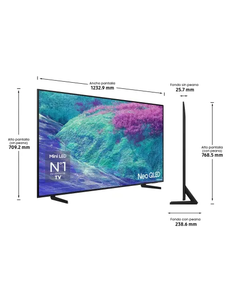 Samsung TV 55" Neo QLED QN1EF 4K Vision AI TV 2025