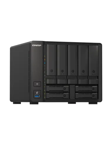 QNAP TS-H973AX NAS Torre Ryzen Embedded V1500B 32 GB DDR4 0 TB QuTS hero Negro