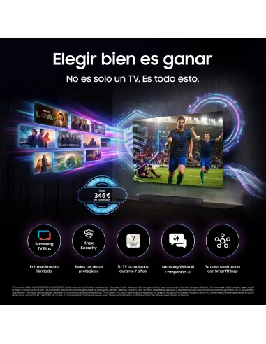 Samsung TV 43" Mini LED M73H 4K Vision AI Smart TV 2026
