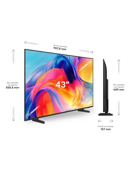 Samsung TV 43" Mini LED M73H 4K Vision AI Smart TV 2026