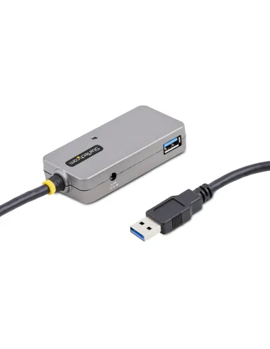 StarTech.com U01043-USB-EXTENDER hub de interfaz USB 3.2 Gen 1 (3.1 Gen 1) Type-A 5000 Mbit s Negro, Plata