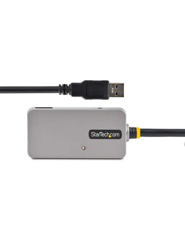 StarTech.com U01043-USB-EXTENDER hub de interfaz USB 3.2 Gen 1 (3.1 Gen 1) Type-A 5000 Mbit s Negro, Plata