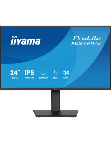 iiyama ProLite XB2491HS-B1 pantalla para PC 60,5 cm (23.8") 1920 x 1080 Pixeles Full HD LCD Negro