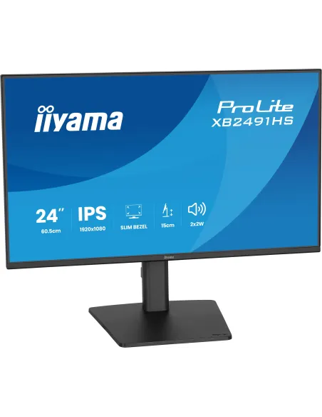 iiyama ProLite XB2491HS-B1 pantalla para PC 60,5 cm (23.8") 1920 x 1080 Pixeles Full HD LCD Negro