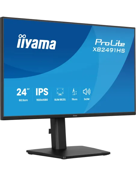 iiyama ProLite XB2491HS-B1 pantalla para PC 60,5 cm (23.8") 1920 x 1080 Pixeles Full HD LCD Negro