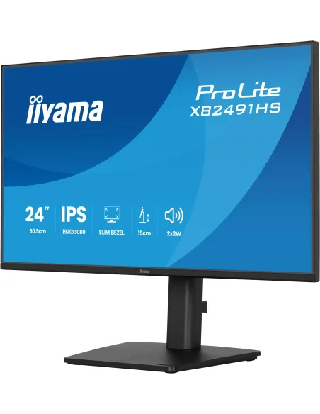 iiyama ProLite XB2491HS-B1 pantalla para PC 60,5 cm (23.8") 1920 x 1080 Pixeles Full HD LCD Negro