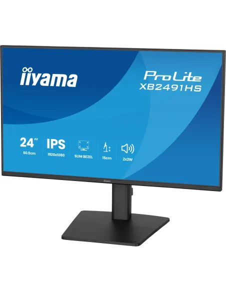 iiyama ProLite XB2491HS-B1 pantalla para PC 60,5 cm (23.8") 1920 x 1080 Pixeles Full HD LCD Negro