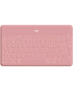 Teclado logitech keys to go wireless inalambrico para iphone ipad y apple tv blush