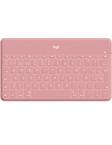 Teclado logitech keys to go wireless inalambrico para iphone ipad y apple tv blush