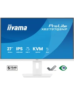 iiyama ProLite XB2797QSNP-W1 pantalla para PC 68,6 cm (27") 2560 x 1440 Pixeles Quad HD LCD Blanco 2