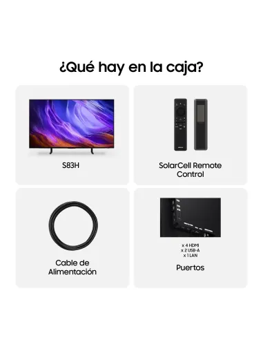 Samsung TV 48" OLED S83H 4K Vision AI Smart TV (2026)