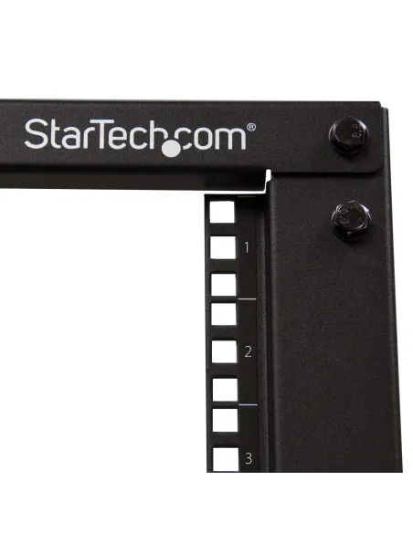 StarTech.com Rack 15U Móvil de Marco Abierto de 4 Columnas para Servidores - Rack de Cuatro Columnas de 19 Pulgadas para Equipo