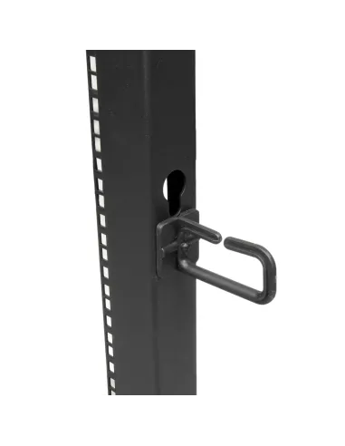 StarTech.com Rack 25U Móvil de Marco Abierto de 4 Columnas para Servidores - Rack de Cuatro Columnas 19 Pulgadas para Equipo de