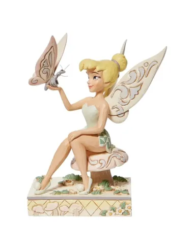 Figura enesco disney peter pan campanilla con mariposa navidad