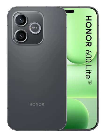 Honor 600 Lite 16,8 cm (6.6") SIM doble Android 16.0 5G USB Tipo C 8 GB 256 GB 6520 mAh Negro