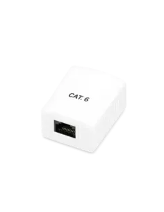 Roseta de superficie phasak cat 6 utp caja 1 puerto hembra rj45
