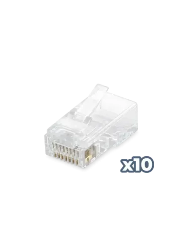 Conector phasak rj 45 cat. 6 utp (10 unid) phk 45c6