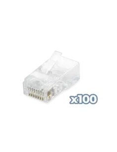 Conector phasak rj45 cat. 6 utp (100 unid) phk 45c6 - 100