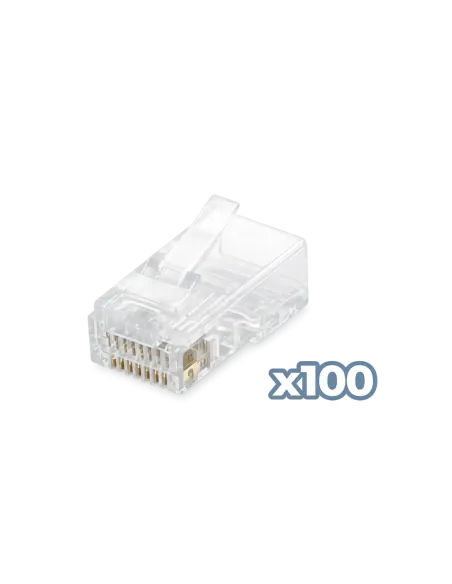 Conector phasak rj45 cat. 6 utp (100 unid) phk 45c6 - 100