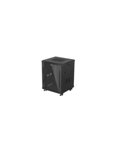 Armario rack phoenix 15u 600x600 de pie servidor 19'' hasta 1000 kg negro