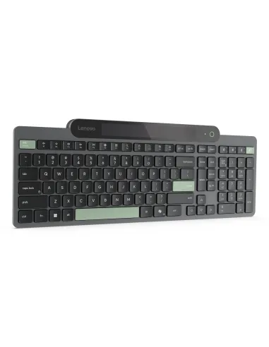 Lenovo Self-Charging Bluetooth (ES 172) teclado Hogar   Oficina Español Negro, Verde