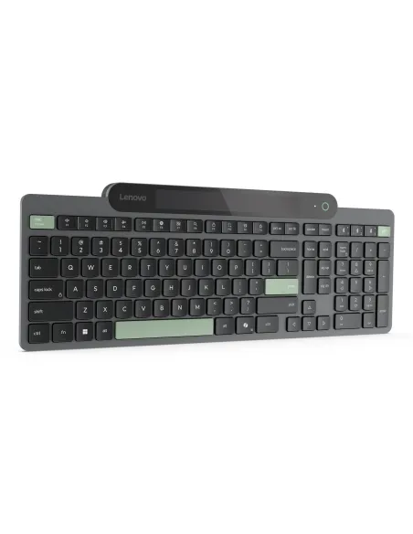 Lenovo Self-Charging Bluetooth (ES 172) teclado Hogar   Oficina Español Negro, Verde