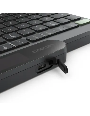 Lenovo Self-Charging Bluetooth (ES 172) teclado Hogar   Oficina Español Negro, Verde
