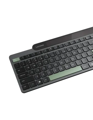 Lenovo Self-Charging Bluetooth (ES 172) teclado Hogar   Oficina Español Negro, Verde