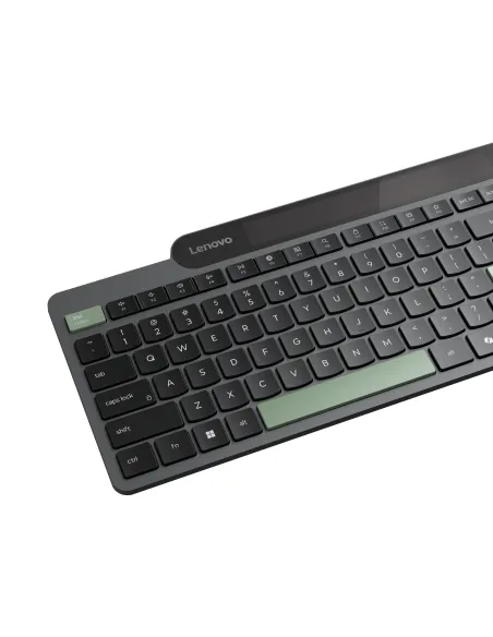 Lenovo Self-Charging Bluetooth (ES 172) teclado Hogar   Oficina Español Negro, Verde