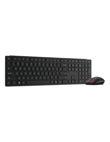 Lenovo 4X31S04841 teclado Ratón incluido Hogar   Oficina RF Wireless + Bluetooth Español Negro