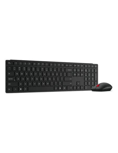 Lenovo 4X31S04841 teclado Ratón incluido Hogar   Oficina RF Wireless + Bluetooth Español Negro