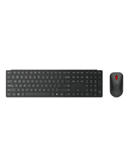Lenovo 4X31S04841 teclado Ratón incluido Hogar   Oficina RF Wireless + Bluetooth Español Negro