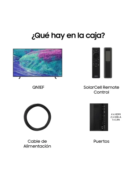Samsung TV 75" Neo QLED QN1EF 4K Vision AI TV 2025