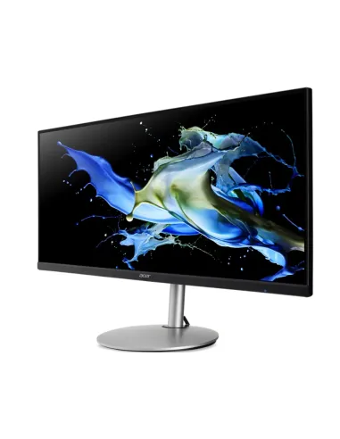 Acer CB342CU pantalla para PC 86,4 cm (34") 3440 x 1440 Pixeles UltraWide Quad HD LCD Negro, Plata