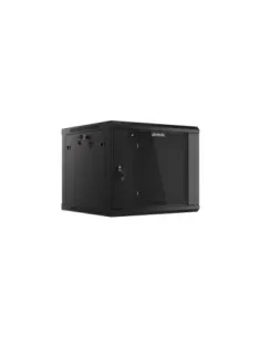 Armario rack phoenix 9u 600x600x501 auto - ensamblado 19'' hasta 60 kg negro